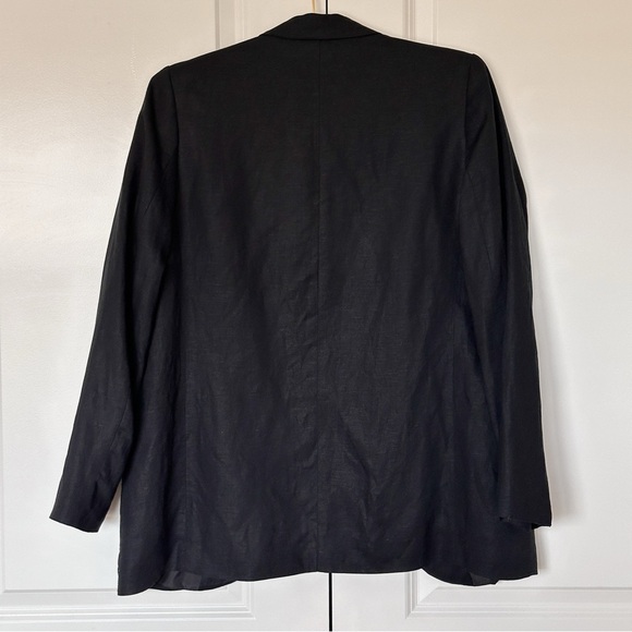 H&M Linen Blend Blazer- Lightweight Casual Workwear - Picture 10 of 10
